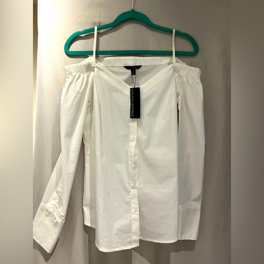Banana republic off shoulder blouse